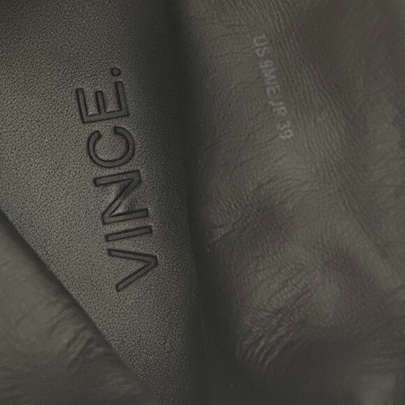 Vince Black Patton Suede High-top Slip-ons 39 9 - Picture 8 of 9